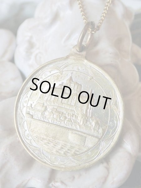 画像5: 【モン・サン・ミシェル巡礼記念メダイ】【大天使ミカエル】【隠しエルミーヌ・プラン】フランス・アンティーク＆ヴィンテージメダイ (5)