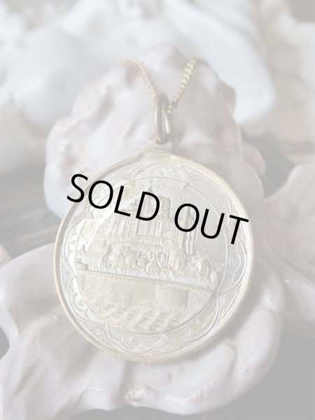 画像4: 【モン・サン・ミシェル巡礼記念メダイ】【大天使ミカエル】【隠しエルミーヌ・プラン】フランス・アンティーク＆ヴィンテージメダイ (4)