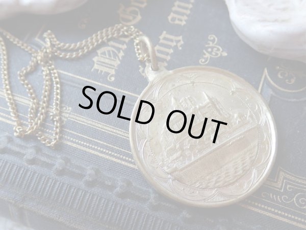 画像10: 【モン・サン・ミシェル巡礼記念メダイ】【大天使ミカエル】【隠しエルミーヌ・プラン】フランス・アンティーク＆ヴィンテージメダイ (10)