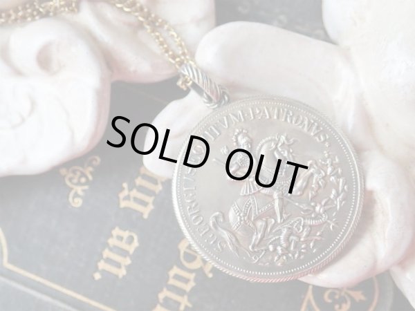 画像6:  【シルバー製】【ゲオルクスターラー】【聖ゲオルギウス】ドイツ・アンティーク＆ヴィンテージメダイ (6)