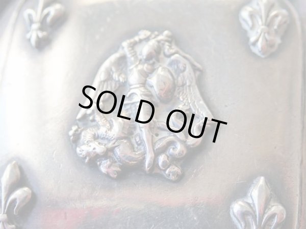 画像7: 【大天使ミカエルとフルールドリスのパウダーケース】フランス・アンティーク＆ヴィンテージ品 (7)