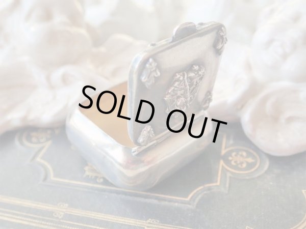 画像5: 【大天使ミカエルとフルールドリスのパウダーケース】フランス・アンティーク＆ヴィンテージ品 (5)