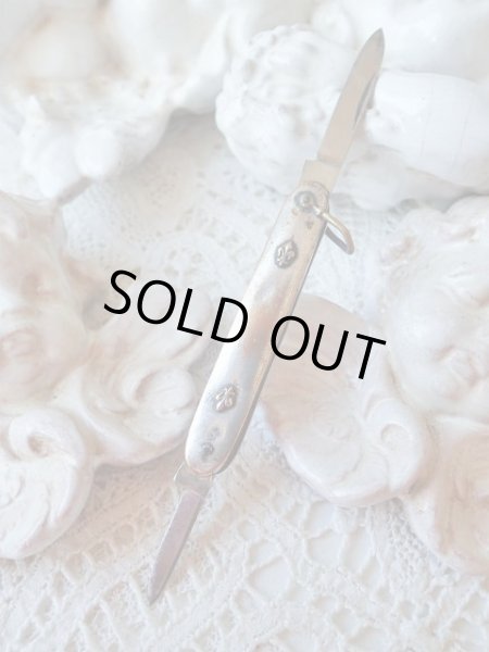 画像5: 【ノートルダム頭文字NDとフルールドリス】【2徳ナイフ】【折り畳みナイフ】イタリア・アンティーク＆ヴィンテージ品 (5)