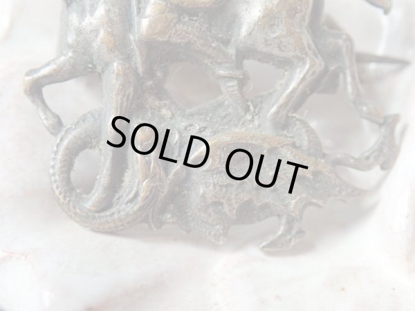 画像5: 【聖ゲオルギウス（ジョルジョ/ジョージ）】【レリーフブローチ】フランス・アンティーク＆ヴィンテージ品 (5)