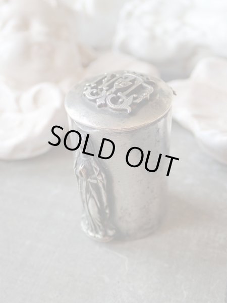 画像8: 【ルルドの聖母】【ノートルダム頭文字ND蓋ロザリオケース】【ロザリオとセット】フランス・アンティーク＆ヴィンテージ聖品 (8)