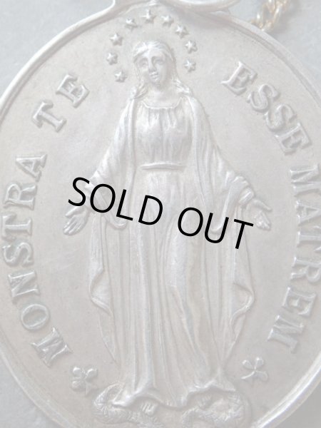 画像7: 【聖母無原罪の御宿り信心会】【シルバー製】【ヴァシェット作】フランス【聖母無原罪の御宿り信心会】【シルバー製】【ヴァシェット作】フランス・アンティーク＆ヴィンテージメダイ (7)