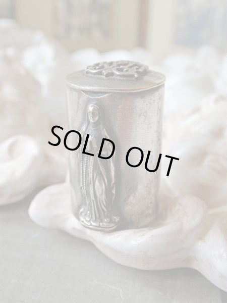 画像9: 【ルルドの聖母】【ノートルダム頭文字ND蓋ロザリオケース】【ロザリオとセット】フランス・アンティーク＆ヴィンテージ聖品 (9)