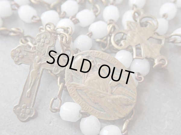 画像16: 【ルルドの聖母】【ノートルダム頭文字ND蓋ロザリオケース】【ロザリオとセット】フランス・アンティーク＆ヴィンテージ聖品 (16)