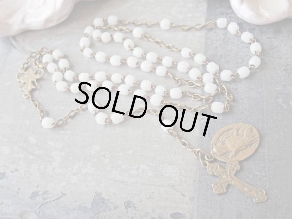 画像15: 【ルルドの聖母】【ノートルダム頭文字ND蓋ロザリオケース】【ロザリオとセット】フランス・アンティーク＆ヴィンテージ聖品 (15)