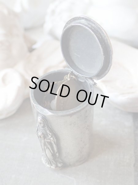 画像7: 【ルルドの聖母】【ノートルダム頭文字ND蓋ロザリオケース】【ロザリオとセット】フランス・アンティーク＆ヴィンテージ聖品 (7)