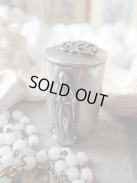 画像3: 【ルルドの聖母】【ノートルダム頭文字ND蓋ロザリオケース】【ロザリオとセット】フランス・アンティーク＆ヴィンテージ聖品 (3)