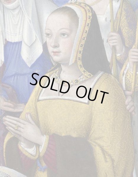 画像15: 【アンヌ・ド・ブルターニュ紋章王冠とエルミーヌ（白オコジョ）】【キク科植物】【ブック型ヴェスタケース】フランス・アンティーク＆ヴィンテージ品 (15)