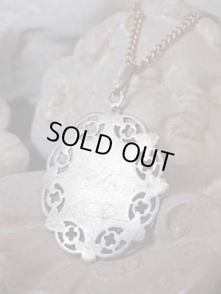 画像5: 【シルバー製】【バラ窓風透かし細工】【無原罪の聖母】フランス・アンティーク＆ヴィンテージ品 (5)