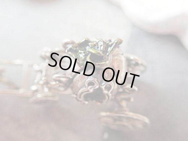 画像11: 【イタリア製ヴィンテージミニチュア】【シルバー800】【カボチャの馬車（中・エナメル付き）】イタリア・アンティーク＆ヴィンテージ品 (11)