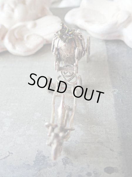 画像5: 【イタリア製ヴィンテージミニチュア】【シルバー800】【カボチャの馬車（中・エナメル付き）】イタリア・アンティーク＆ヴィンテージ品 (5)