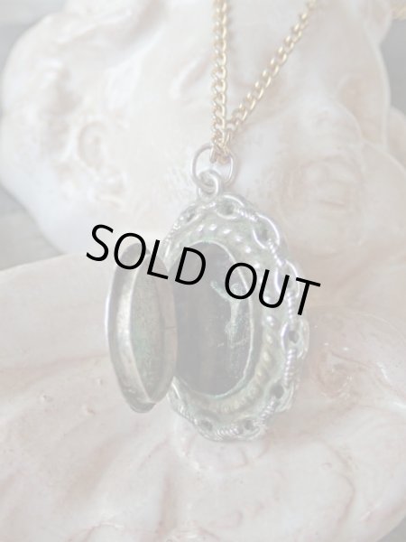 画像5: 【シルバー製チェーン風飾り枠ミニルリケール】【聖遺物】【ルルドの聖母とフルールドリス】フランス・アンティーク＆ヴィンテージ品 (5)