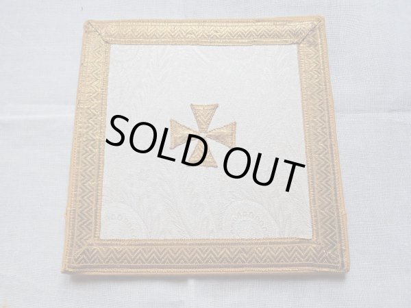 画像2: 【ミサ聖祭式典関連品】【教会で実際に使用していたブルサ白】ドイツ・アンティーク＆ヴィンテージ聖品 (2)