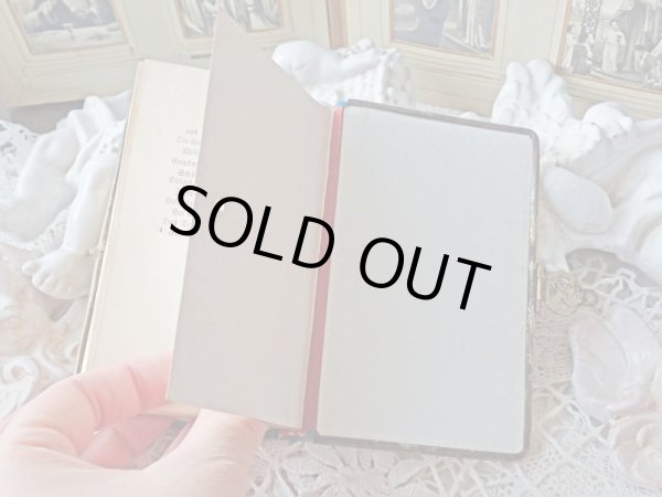 画像20:  【象牙風セルロイド透かしクロスとターコイズブルーベルベット装丁】【1878年】ドイツ・アンティーク＆ヴィンテージ聖品 (20)