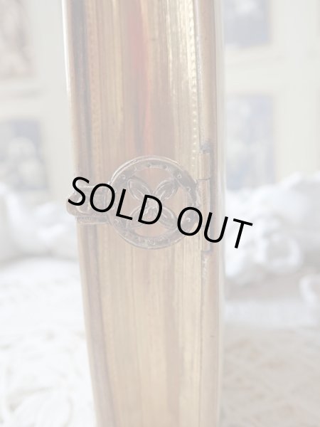 画像7:  【象牙風セルロイド透かしクロスとターコイズブルーベルベット装丁】【1878年】ドイツ・アンティーク＆ヴィンテージ聖品 (7)