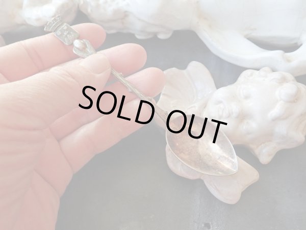 画像6: 【Franceコテレ紋章】【枝と葉っぱのティースプーン】フランス・アンティーク・ヴィンテージ品 (6)