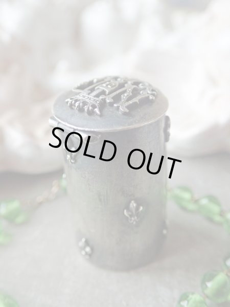 画像6: 【隠し扉聖像付ロザリオケース】【ノートルダム頭文字蓋フルールドリス文様】【ロザリオとセット】フランス・アンティーク＆ヴィンテージ聖品 (6)