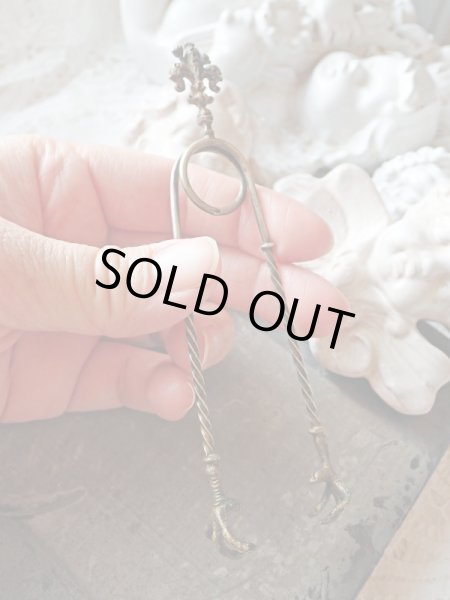 画像12: 【フィレンツェ百合紋と鳥の脚】【シルバー800製シュガートング】イタリア・アンティーク＆ヴィンテージ品 (12)