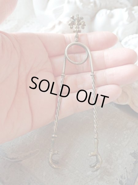 画像11: 【フィレンツェ百合紋と鳥の脚】【シルバー800製シュガートング】イタリア・アンティーク＆ヴィンテージ品 (11)