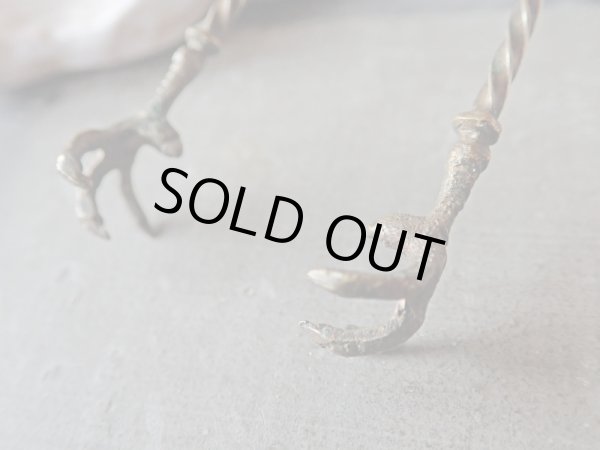 画像3: 【フィレンツェ百合紋と鳥の脚】【シルバー800製シュガートング】イタリア・アンティーク＆ヴィンテージ品 (3)