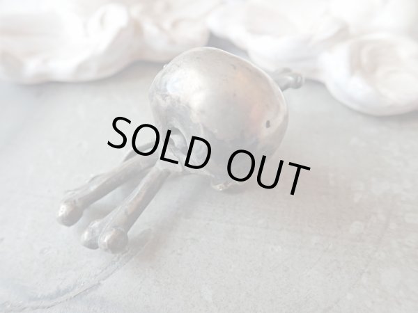 画像4: 【メメントモリMemento mori】【スカル＆クロスボーン】【キリスト磔刑十字架の足元用髑髏パーツ】ドイツ・アンティーク＆ヴィンテージ品 (4)