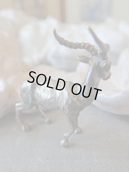 画像4: 【シルバー800製ミニチュアアニマル】【アイベックス】イタリア・アンティーク＆ヴィンテージ品 (4)