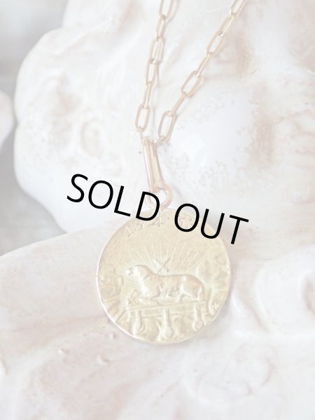 画像5: 【K18イエローゴールドメダイ】【幼き洗礼者ヨハネと神の子羊】【1933年】【2.4g】フランス・アンティーク＆ヴィンテージメダイ (5)