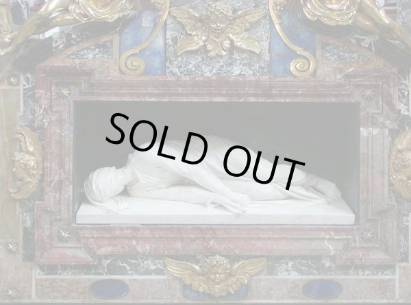 画像9: 【聖セシリア殉教姿聖像】【ステファノ・マデルノ作大理石彫刻】【白黒写真ポストカード】イタリア・アンティーク＆ヴィンテージカード (9)