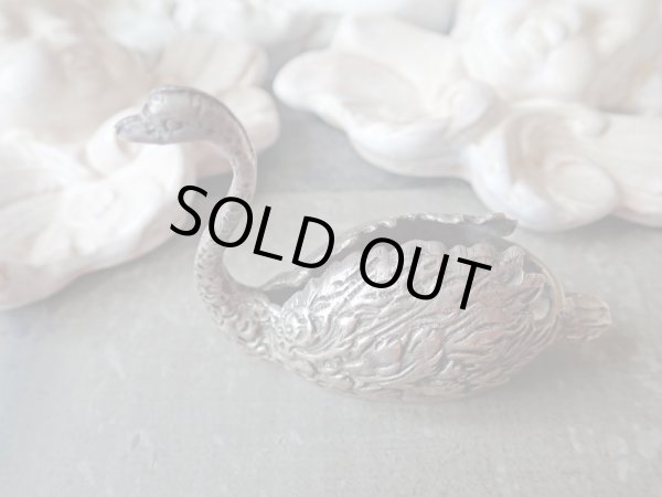 画像6: 【ヴィンテージシルバー800ミニチュア】【白鳥型ピンクッション土台】イタリア・アンティーク＆ヴィンテージ品 (6)