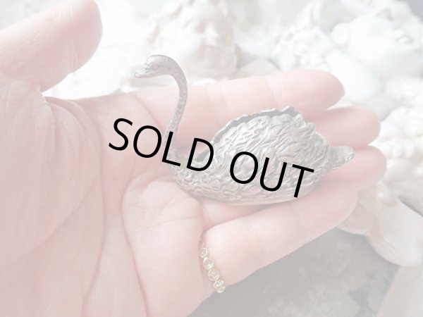 画像12: 【ヴィンテージシルバー800ミニチュア】【白鳥型ピンクッション土台】イタリア・アンティーク＆ヴィンテージ品 (12)