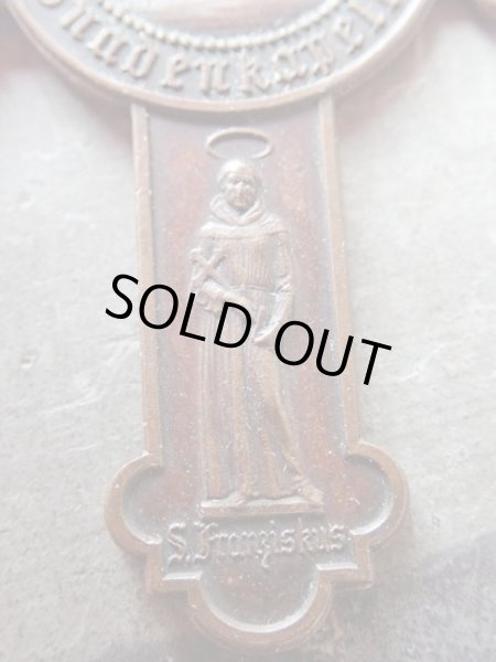 画像8: 【アッシジの聖フランシスコの十字架型メダイ】【Porziuncolaポルツィウンコラ】ドイツ・アンティーク＆ヴィンテージクロス (8)