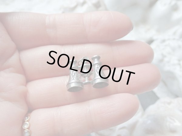 画像9: 【スタンホープレンズ付き】【シルバー製ミニチュア双眼鏡】【ラゲの聖母】フランス・アンティーク＆ヴィンテージ品 (9)