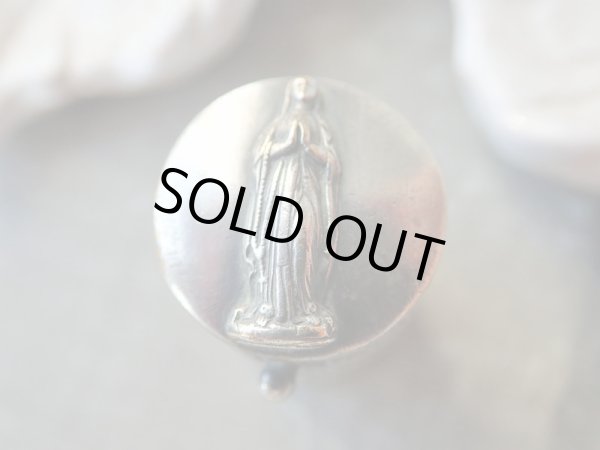 画像8: 【ルルドの聖母】【聖母レリーフ蓋】【フルールドリス文様ケース】【ロザリオとセット】フランス・アンティーク＆ヴィンテージ聖品 (8)