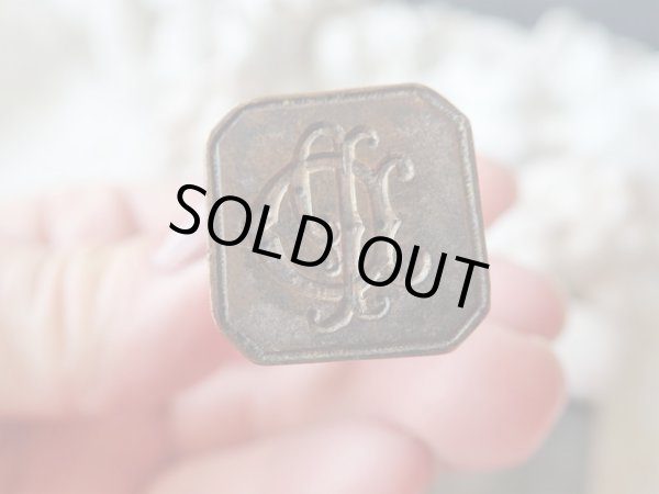 画像11: 【フルールドリスとノートルダム頭文字NDD】【シーリングスタンプ】フランス・アンティーク＆ヴィンテージ品 (11)