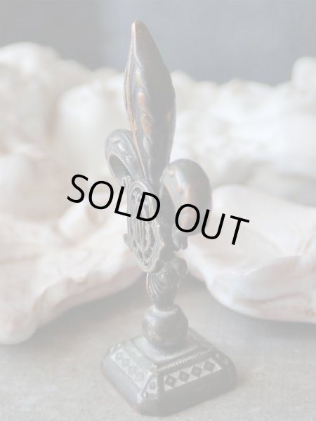 画像8: 【フルールドリスとノートルダム頭文字NDD】【シーリングスタンプ】フランス・アンティーク＆ヴィンテージ品 (8)