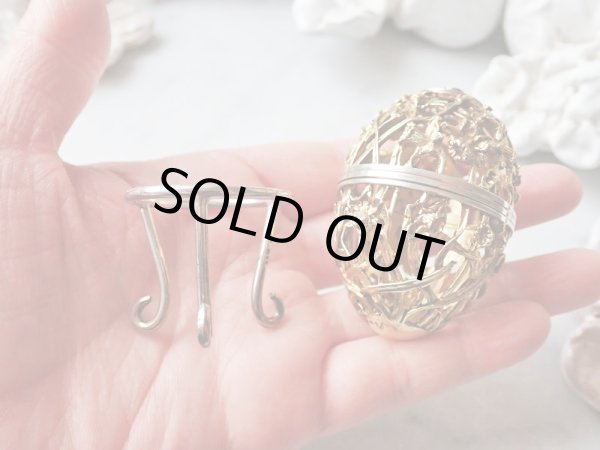 画像16: 【1980年】【水仙透かし細工139/500】【SV925×K24GP】【セント・ジェームス・ハウス・カンパニー】イギリス・ヴィンテージイースターエッグ (16)