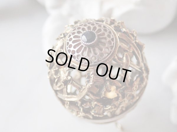 画像6: 【ディーラー私物放出品】【1980年】【水仙透かし細工71/500】【SV925×K24GP】【セント・ジェームス・ハウス・カンパニー】イギリス・ヴィンテージイースターエッグ (6)