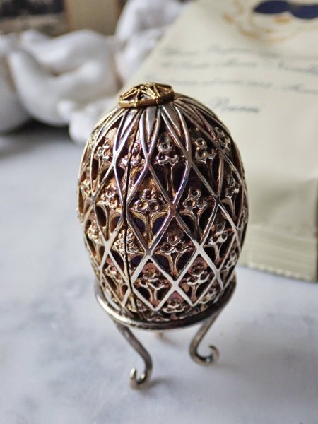 画像16: 【1979年】【教会シリーズTewkesbury Abbey113/500】【SV925×K24GP】【セント・ジェームス・ハウス・カンパニー】イギリス・ヴィンテージイースターエッグ (16)