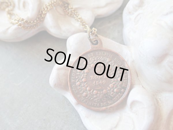 画像3: 【感ずべき聖母マーテル・アドミラビリス】【ニッコロ・チェルバラ】フランス・アンティーク＆ヴィンテージメダイ (3)