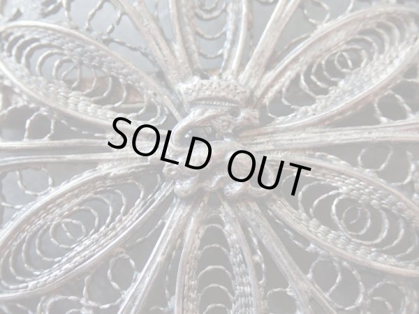 画像5: 【フィリグリーのブローチ】【フランソワ1世サラマンダー紋章】フランス・アンティーク＆ヴィンテージ品 (5)