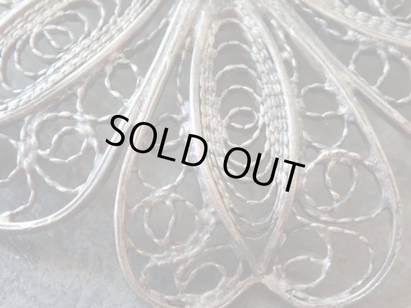 画像7: 【フィリグリーのブローチ】【フランソワ1世サラマンダー紋章】フランス・アンティーク＆ヴィンテージ品 (7)