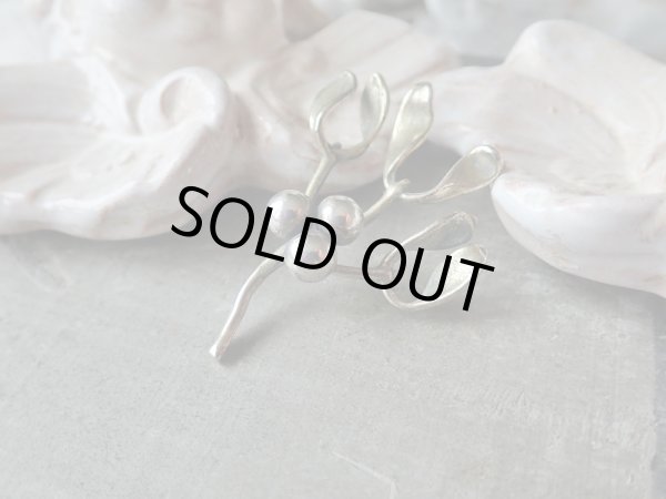 画像3: 【イタリア製ヴィンテージシルバー800ミニチュア】【ヤドリギ小】イタリア・アンティーク＆ヴィンテージ品 (3)