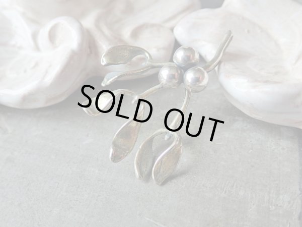 画像4: 【イタリア製ヴィンテージシルバー800ミニチュア】【ヤドリギ小】イタリア・アンティーク＆ヴィンテージ品 (4)