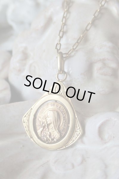 画像6: 【K18イエローゴールドメダイ】【幼きイエスの聖テレーズ】【1.3g】フランス・アンティーク＆ヴィンテージメダイ (6)