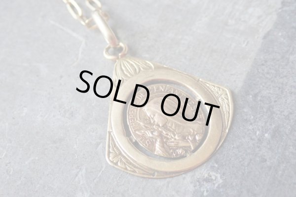 画像10: 【K18イエローゴールドメダイ】【幼きイエスの聖テレーズ】【1.3g】フランス・アンティーク＆ヴィンテージメダイ (10)