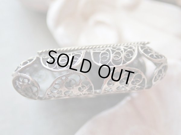 画像8: 【フィリグリーロザリオケースとフィリグリーロザリオのセット】【シルバー800】イタリア・アンティーク＆ヴィンテージ品 (8)